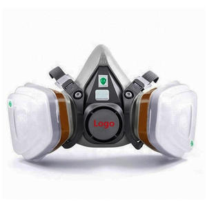Pasokan pabrik masker gas masker setengah masker 6200 silikon anti-partikel tahan debu masker masker masker Anti gaz - Product Image 1
