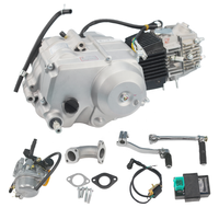 Moteur Lifan LF110cc 4 vitesses avec embrayage rapide, carburateur CDI, bloc-cylindres en fer pour Monkey Dax Pit Bike, ensemble moteur de moto tout-terrain