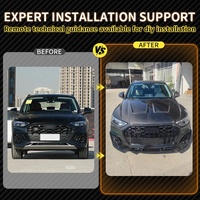 Nouvelle arrivée 2021-2024 pièce de Modification de voiture capot avant couvercle de moteur en Fiber de carbone sec pour Audi Q5 MSY Style capot moteur