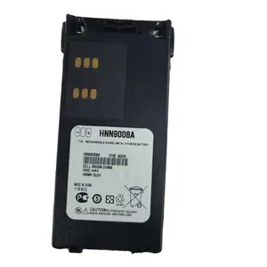 HNN9008A 7.2V Motorola radyo GP328 GP338 PTX760 PTX700 için 1500mah Li-ion pil yüksek kapasiteli OEM