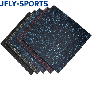 Dalles de sol en caoutchouc durables, absorbant les chocs et réduisant le bruit, installation facile, adaptées aux gymnases, aires de jeux et sports en salle. - Product Image 1