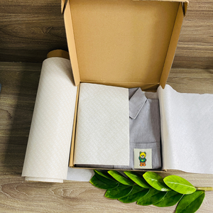 Rouleaux de papier de soie non couché vierge écologique direct d'usine pour emballage industriel vêtements chaussures nourriture bougie cadre Photo - Product Image 4