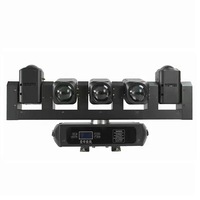 Lampu Panggung 5X40W 4 Dalam 1 Lampu Sorot Kontrol Piksel Bergerak 5 Buah 40W Lampu LED Bar LED Putih LED Lima Lampu Depan Bergerak