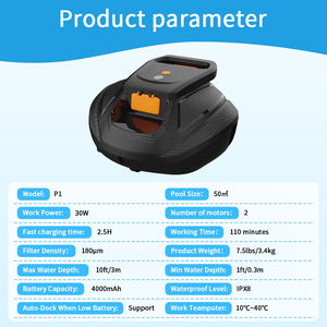 Automatischer Roboter-Poolreiniger mit Selbstpark-Technologie für Aufstellpools - Product Image 2