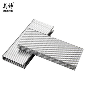 Meite <b>U</b> Type <b>Nail</b> N13 N19 N21 16 50mm Zinc Plated Steel Industrial For Wooden Frame Packaging - Product Image 4