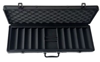 Élégant nouveau personnalisable 300/500/1000 Texas Poker coque en alliage d'aluminium étui de rangement élégant et antichoc en aluminium