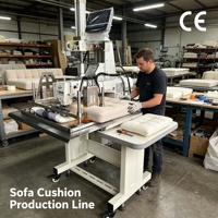 Machine à coudre informatisée pour coussins de canapé Machine à coudre pour coussins de siège en mousse de polyuréthane