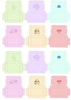 Boîte cadeau avion triple couche extra-résistante double face colorée avec fermeture magnétique personnalisable en stock style Instagram
