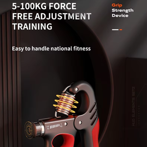 5-100Kg Hand <b>Gripper</b> Exerciser Adjustable Hand Grip Strength <b>Trainer</b> Adult Mechanical Forearm Exerciser with Resistance for Grip - Product Image 2