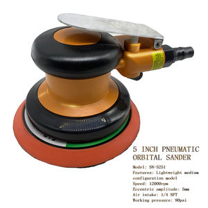 5 \ "<span class=keywords><strong>levigatrice</strong></span> orbitale pneumatica 125mm <span class=keywords><strong>acqua</strong></span>/aria a doppio uso 1/4 \" strumento di rettifica industriale per la preparazione delle superfici Marine - Product Image 5