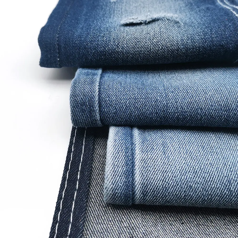 Bình Thường Rửa Giá Rẻ Giá Cứng Nhắc Denim Kilogram Jeans Vải Denim Polyester Siêu Rộng 180Cm S31b1351