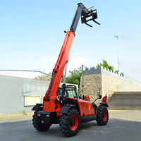 Chariot télescopique multi-chargeur diesel tout-terrain chinois de 4 tonnes, 10 m, 12 m, agricole, télescopique, avec certification CE
