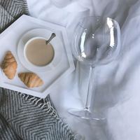 Verre à vin rond en plastique, lot De tasses, verres colorés, grande capacité, avec tige, vente en gros