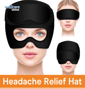 Chapeau de soulagement des maux de tête Apaisant Soulagement de la migraine Cap Gel Ice Head Wrap Maux de tête Masque pour les yeux pour les sinus - Product Image 4
