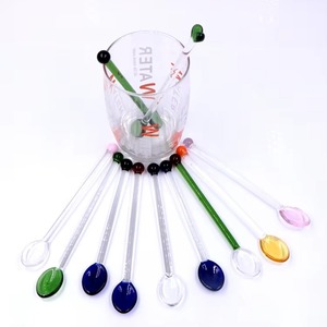 Cucharas Redondas Pequeñas de Cristal de <span class=keywords><strong>Murano</strong></span> Hechas a Mano, Coloridas, para Café, Postre, Decoración de Mesa, Venta al Por Mayor - Product Image 4