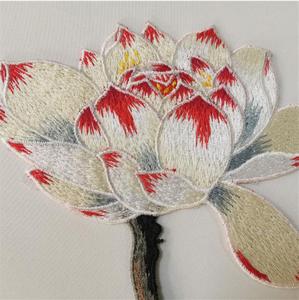 Tùy Chỉnh Sắt Trên Hoa Vá Thêu Thiết Kế Hoa Thêu Appliques Các Bản Vá Lỗi Cho Quần Áo Và Dresses - Product Image 6
