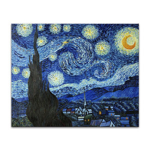 Décor à la maison paysage fait à la main toile mur Art célèbre Vincent <span class=keywords><strong>Van</strong></span> <span class=keywords><strong>Gogh</strong></span> peinture à l'huile Reproductions chine - Product Image 1