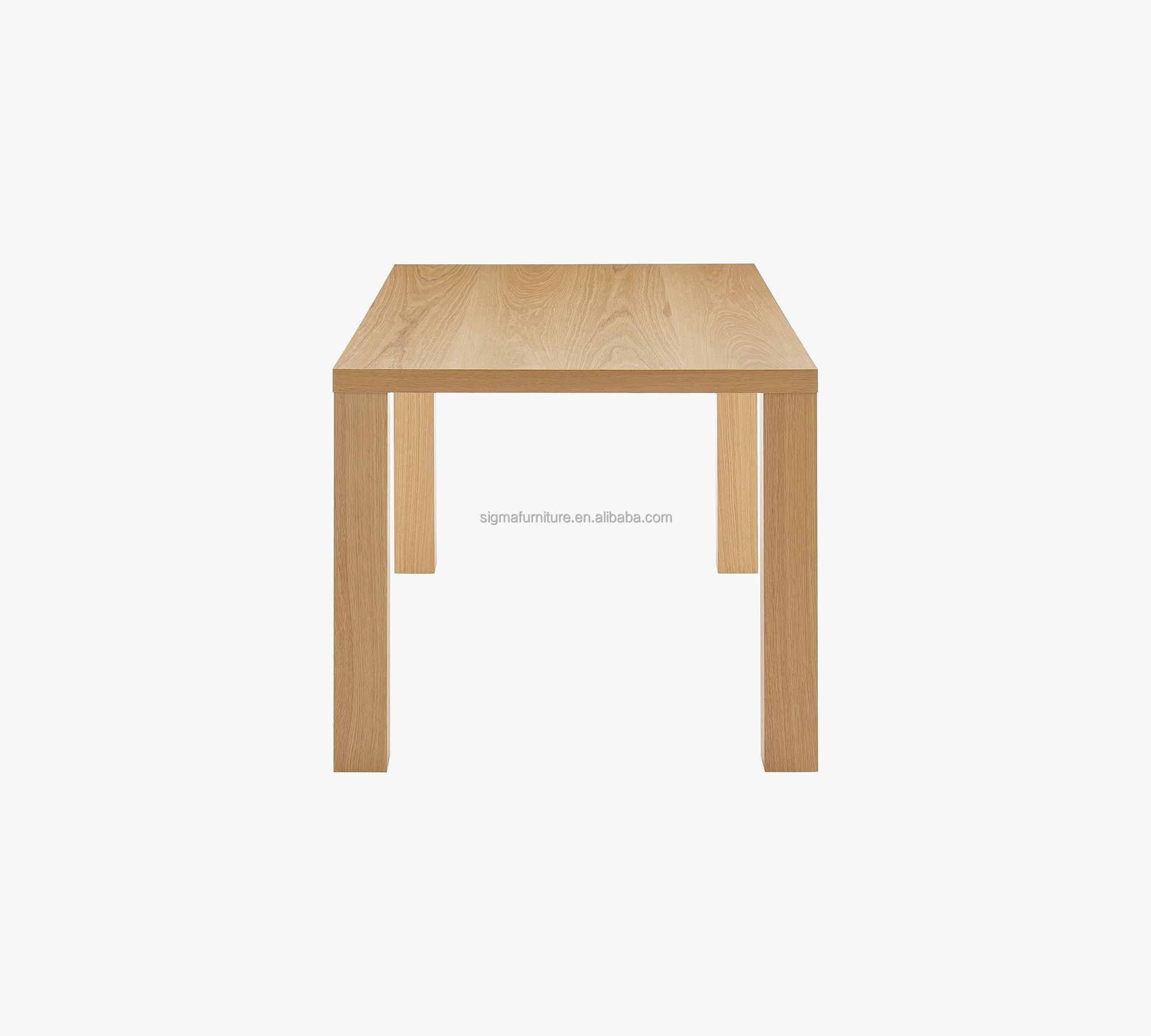 Most popular modern living room furniture rectangle wooden dining table