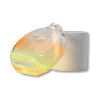 Bouteille de parfum Oem vente en gros d'emballage écologique bouteilles de diffuseur bouteille de parfum ambré en verre de luxe