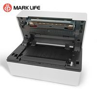 Imprimante d'étiquettes d'expédition de bureau Marklife D100, imprimante thermique portable pour le bureau, imprimante d'étiquettes de logo et de codes-barres