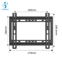 Support mural universel pour téléviseurs LED LCD de 14 à 43 pouces – Vente en gros usine, haute qualité