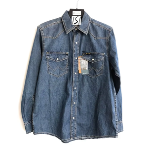 Camicia in <span class=keywords><strong>denim</strong></span> occidentale con 2024 a bottone a pressione - Product Image 1