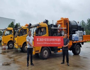รถผสมปูนซ่อมถนนเคลื่อนที่ขนาดเล็ก รุ่น Made Mobile Mini Mixing Plant พร้อมระบบรีไซเคิลร้อน สำหรับซ่อมหลุมบ่อ  น้ำหนัก 6 ตัน 6000 กก. และ 7 ตัน 7000 กก.  มีจำหน่าย - Product Image 5