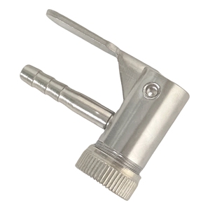 หัวต่อเติมลมยางแบบยุโรป ขนาด 6 มม. 8 มม. แบบหนีบโลหะ -001 - Product Image 2