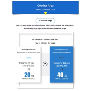 Eco-friendly Outdoor Epoxy Floor Coating High Gloss Waterproof Wear-Resistant Acid <b>Alkali</b> Resistant Bathroom Kitchen Floors 5 - Product Image 2