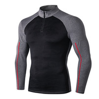 थाईलैंड थोक ज़िप sportwear पुरुषों छलावरण रनिंग प्रशिक्षण त्वरित सूखे कपड़े में सबसे ऊपर