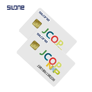Silone Tùy Chỉnh In Ấn Không Hợp Nhất J3r180 J3r200 Chip PVC Java Jcop Dual-Giao Diện Liên Hệ Với Giao Diện Kép Thông Minh NFC Thẻ - Product Image 1