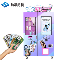 Nueva llegada: Máquina expendedora profesional de impresión de carcasas de teléfono personalizadas, totalmente automática, venta directa, máquina DIY para carcasas.