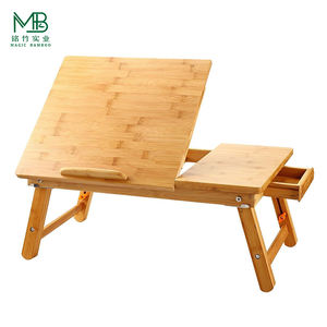 Support <span class=keywords><strong>pour</strong></span> <span class=keywords><strong>ordinateur</strong></span> <span class=keywords><strong>portable</strong></span> pliable en bambou et table multifonctionnelle <span class=keywords><strong>pour</strong></span> café et thé avec design <span class=keywords><strong>portable</strong></span> et réglable <span class=keywords><strong>pour</strong></span> le bureau - Product Image 1