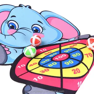 Factory High Quality Animal Dart Board Game Kids Dart Board With Sticky Balls Children Dart Board With VeIcro Sticky