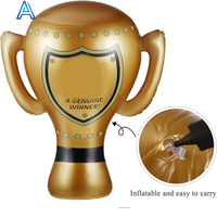 Trophée gonflable personnalisé en PVC pour la publicité, le promotionnement et les cadeaux publicitaires.