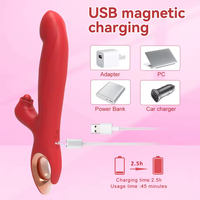 Aufblasbarer Vibrationsstab für Frauen 10 Vibrationsmodi 7 Frequenzen Fernbedienung Täglich Wasserdicht USB Magnetisches Aufladen 40dB