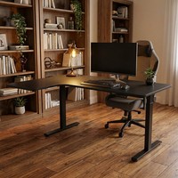 Bureau de jeu ergonomique silencieux en forme de L AOR avec mémoire de forme, pour e-sport, bureau et apprentissage, design moderne pour la maison, matériau E0, vente en gros directe usine