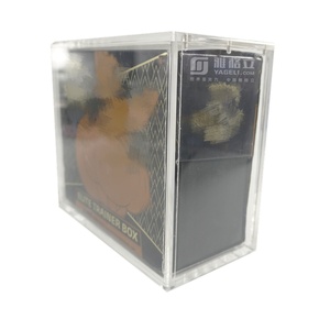 Manufacturer Custom Transparent Acrylic ETB Box ETB <b>Display</b> <b>Case</b> With 6 Magnets - Product Image 4