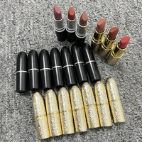 Bullet Container Rouge à Lèvres Shimmer Mat Logo Personnalisé Luxe Mode Étanche Haute Pigment Hydratant Organique Nude Rouge Rose