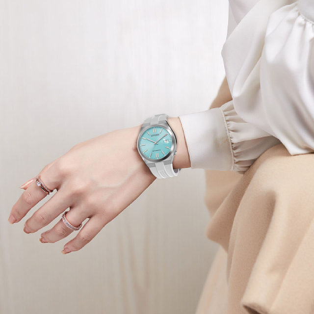 Waterproof Elastic Silicone Material Fashion Unisex 24MM Watch Strap for Citizen Watches