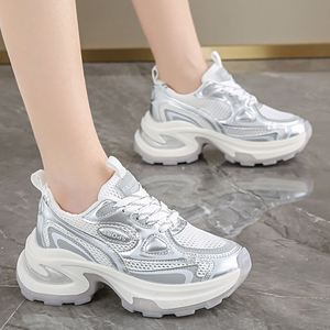 Zapatos Deportivos Casuales Transpirables de Moda para Mujer, Zapatos para Correr y Caminar Cómodos y Antideslizantes, Zapatillas de Estilo Deportivo - Product Image 4