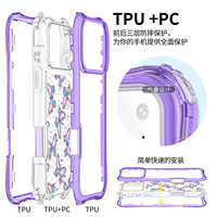 Coque de téléphone magnétique antichoc Beautyline 3-en-1 à paillettes en TPU et PC, couverture intégrale pour iPhone 16 Plus 17 Pro Max
