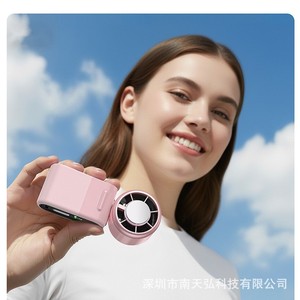 Mini ventilador de refrigeración N620C, ventilador portátil plegable recargable con alimentación USB, blanco, rosa, negro - Product Image 3
