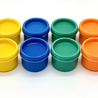 Peinture à doigts non toxique 30 ml, 12 pots, 6 couleurs, lavable, peinture artistique pour enfants certifiée MSDS, fournitures de peinture à doigts sûres pour enfants