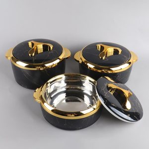 Sang trọng 3pcs <span class=keywords><strong>Cookware</strong></span> <span class=keywords><strong>Set</strong></span> Food Warmer <span class=keywords><strong>Set</strong></span> thực phẩm ấm hơn hiển thị thương mại thực phẩm ấm hơn chafing món ăn thực phẩm hâm nóng thép không gỉ - Product Image 5