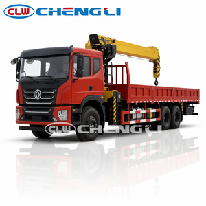 Grúa Telescópica Recta Montada en Camión Dongfeng de 12 Toneladas 6x4 para Elevación en Construcción - Product Image 5