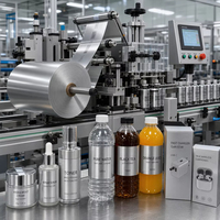 Étiquettes autocollantes en PET métallisé de qualité supérieure, imprimées sur mesure, argent mat, imperméables, résistantes aux UV, pour emballage industriel