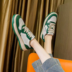 <span class=keywords><strong>Scarpe</strong></span> Casual Unisex 2026 Nuova Tendenza Moda Autunno Bianco Nero <span class=keywords><strong>Suola</strong></span> Spessa <span class=keywords><strong>con</strong></span> Lacci in Vera Pelle Traspirante Estiva - Product Image 4