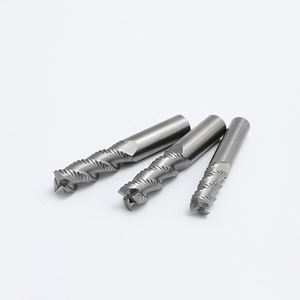 Fraise à bout en carbure de tungstène brut à 3 cannelures HRC55, acier au tungstène, usinage ondulé, outil CNC, ODM OEM - Product Image 4