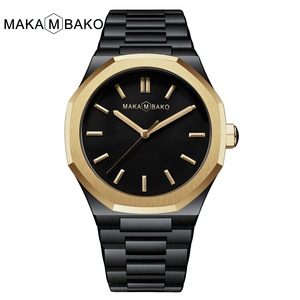 Reloj de hombre Hannah <span class=keywords><strong>Martin</strong></span> con correa de acero inoxidable poligonal con movimiento Meiyouda, reloj resistente al agua - Product Image 4